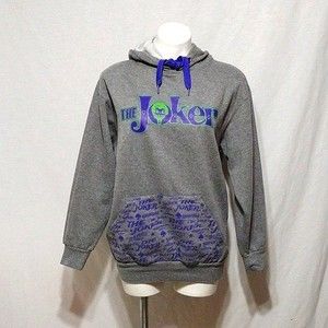 The Joker Fleece Pullover Sweatshirt With Hoodie Unisex Medium